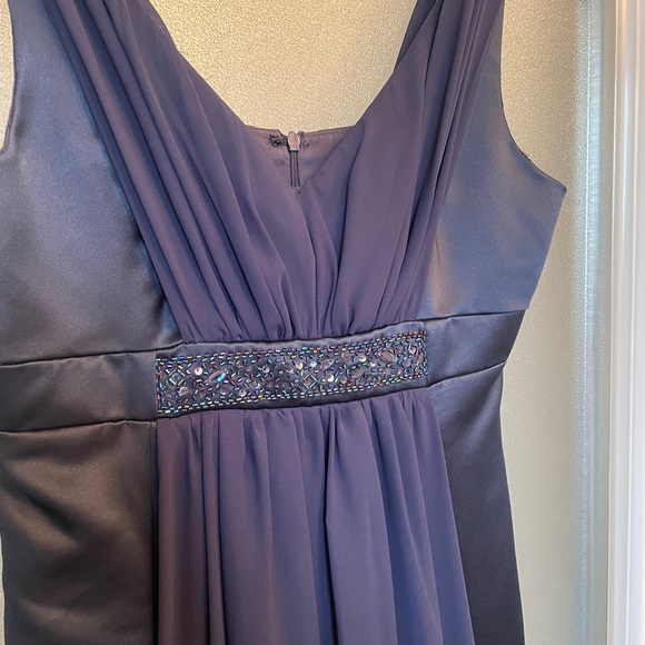 Full Length Navy Formal Dress - Picture 3 of 10